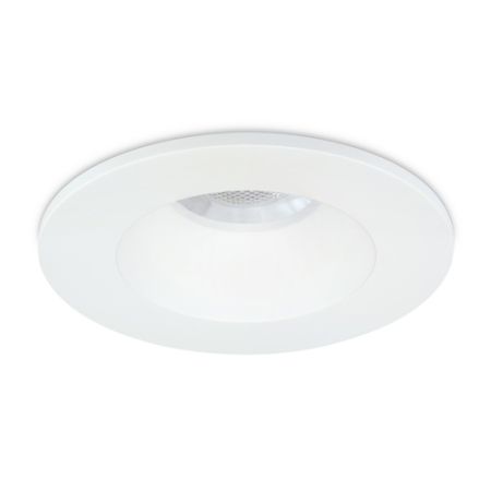 JCC V50 JC1019/WH Pro Anti-glare Fire-rated LED Downlight 6W IP65 3000/4000K White