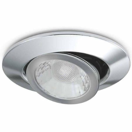 JCC V50 JC1026/BN Pro Tilt Fire-rated LED Downlight 6W IP65 3000/4000K Chrome