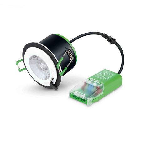 JCC V50 JC1001/NBDALI Fire-rated LED 3000 & 4000K Downlight 6W 700lm IP65 No Bezel DALI / 1-10V