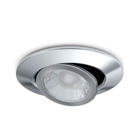 JCC V50 JC1002/CH Tilt Fire-rated LED downlight 6W 700lm IP20 Chrome