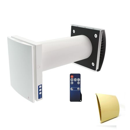Blauberg Vento Midi-Air Decentralised Single Room WiFi Heat Recovery Cotswold Stone | VENTO-MIDI-AIR-CS