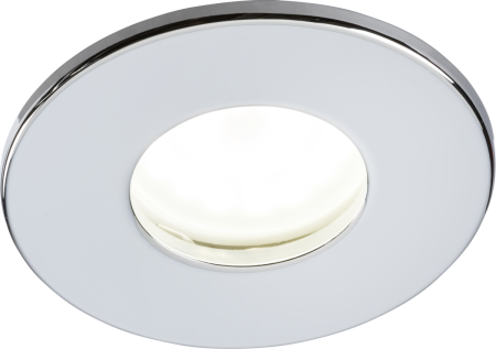 Knightsbridge IP65 GU10 Fire-Rated Downlight Chrome | VFCFIPC