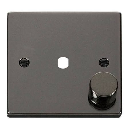 Click Deco Black Nickel 1G Empty Dimmer Plate | VPBN140PL