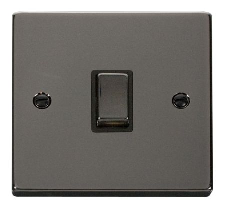 Click Deco Ingot Black Nickel 20a DP Switch Black Insert VPBN722BK