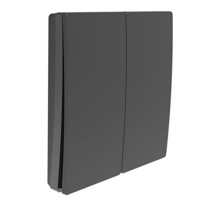 ENER-J 2 Gang IP67 Wireless Kinetic Switch Black | WS1051XB
