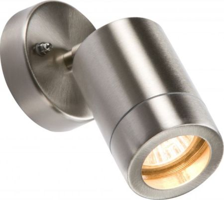 Knightsbridge IP65 GU10 Lightweight SS Adjustable Wall Light WALL3L