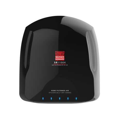 Warner Howard SR1100H Low Energy Fast Dry Hand Dryer Black