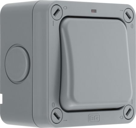 BG Storm Weatherproof WP12 IP66 1 Gang 20A 20AX 2 Way Neon Switch