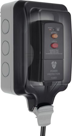 BG Storm Weatherproof WP23L IP66 1 Gang 13A Large Housing Unswitched Socket