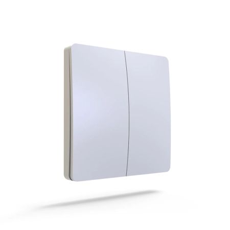 Ener-J Pro Range 2 Gang Wireless Kinetic Switch White | WS1025