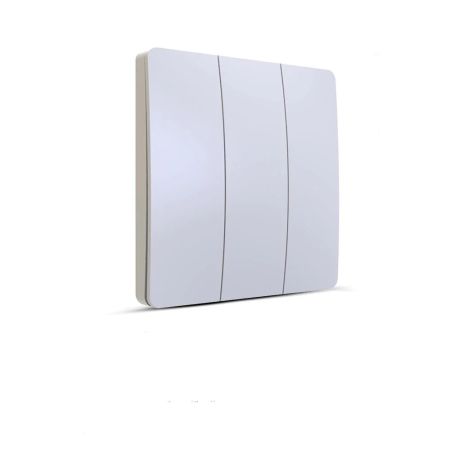 Ener-J Pro Range 3 Gang Wireless Kinetic Switch White | WS1035