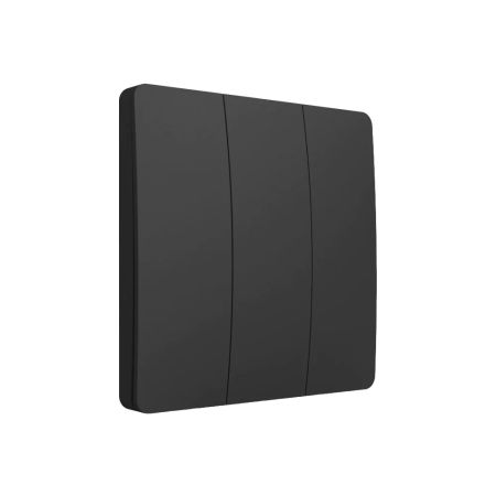 Ener-J Pro Range 3 Gang Wireless Kinetic Switch Black | WS1046