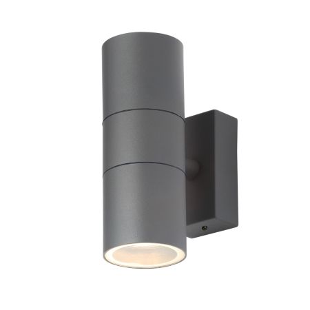 Forum Zinc Leto ZN-20941-ANTH Up & Down GU10 Wall Light Anthracite