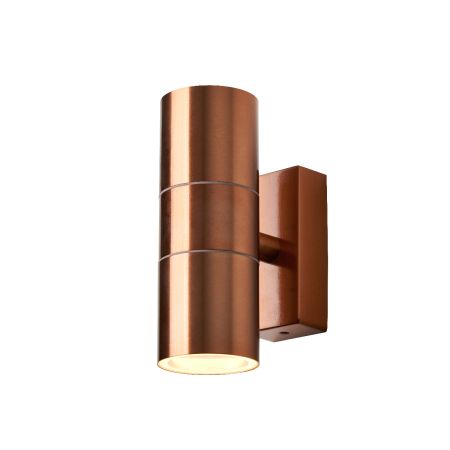Forum Zinc Leto ZN-20941-COP Up & Down GU10 Wall Light Copper