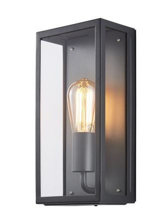 Zinc Minerva Exterior Box Lantern Anthracite | ZN-20944-ANTH