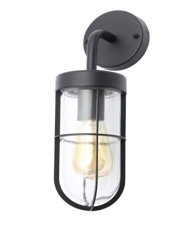 Zinc ZN-31807-TBLK Woking Outdoor Wall Lantern Textured Black