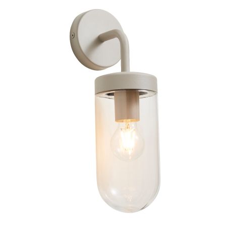 Forum Zinc Kew Exterior Wall Lantern Dove Grey | ZN-31809-DOVG