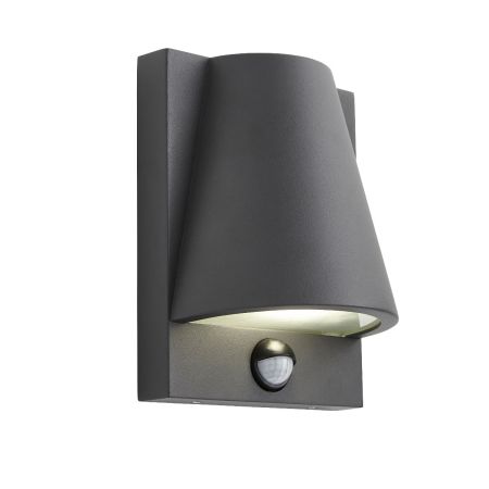 Forum Zinc Vesoul GU10 PIR Wall Light Anthracite | ZN-38624-ANTH