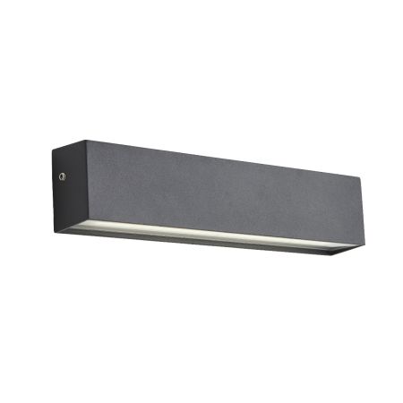 Forum Zinc Cannes LED Linear Wall Light Anthracite | ZN-38636-ANTH