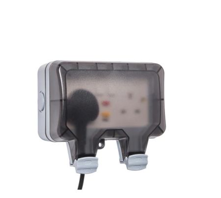 Forum Zink IP66 Outdoor RCD Twin 13A Switch Socket | ZN-38864