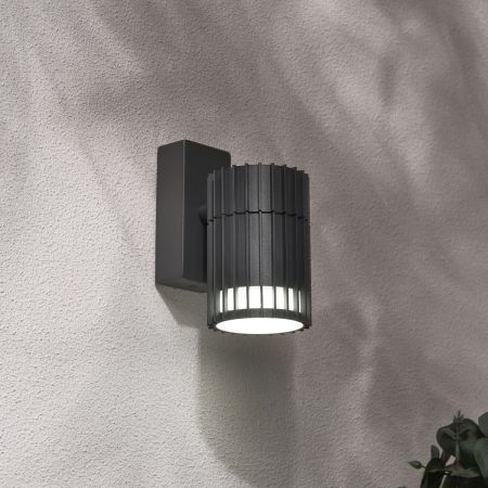 Forum Zink ZN-44264-ANTH Muto 1 Light GU10 Fixed Downlight IP65 Anthracite