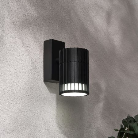 Forum Zink ZN-44264-BLK Muto 1 Light GU10 Fixed Downlight IP65 Black