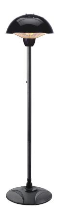 Forum Onyx ZR-38834-BLK 1500w Floor Standing Outdoor Patio Heater Black