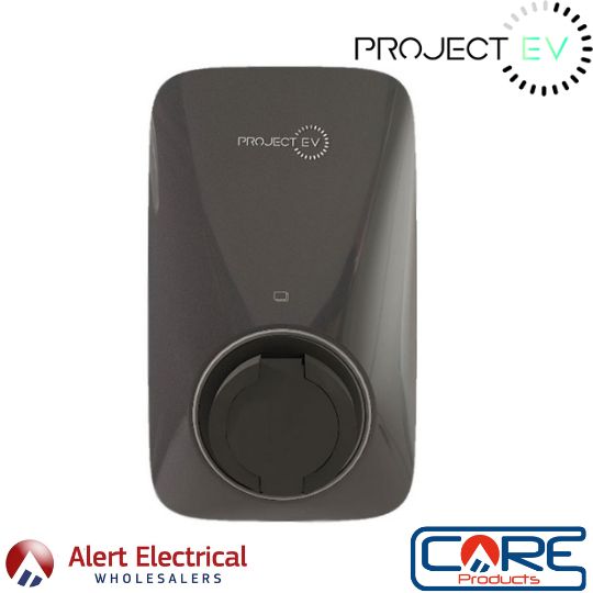 Project EV Apex AC Single Outlet 7.3kW WiFi & Bluetooth EV Car Charger Now Available at Alert Electrical Wholesalers