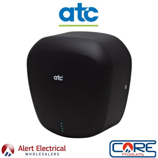 Introducing the ATC Tiger ECO High Speed Hand Dryer in Matt Black: Now Available at Alert Electrical Wholesalers