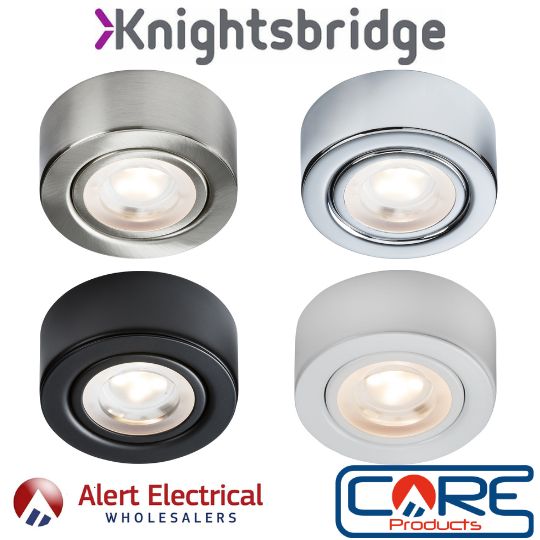 Illuminate with Elegance with the Knightsbridge 2W LED CCT Under Cabinet Lights