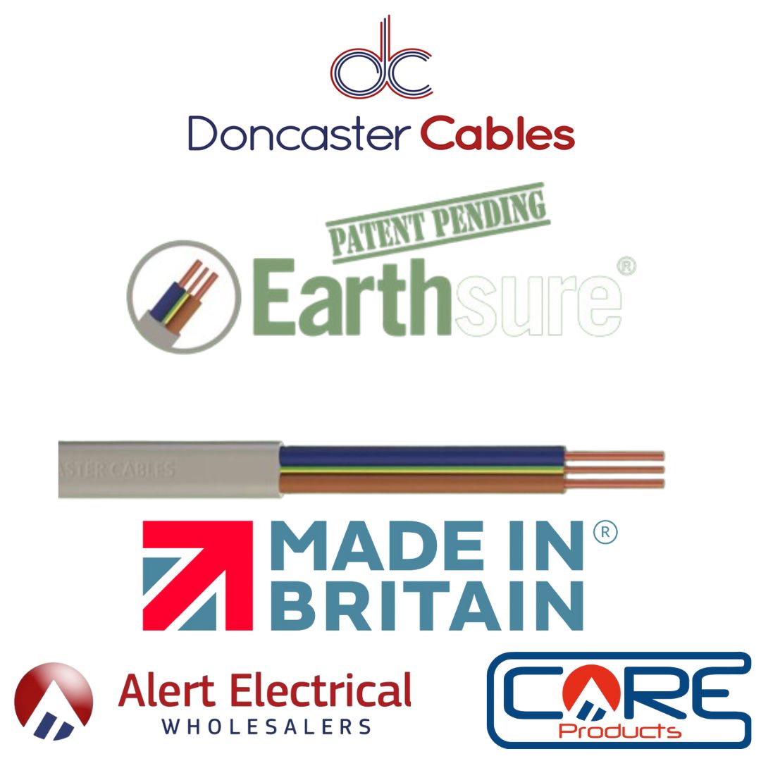 Doncaster Cables Earthsure Flat Twin & Earth Cable Now Available at Alert Electrical!