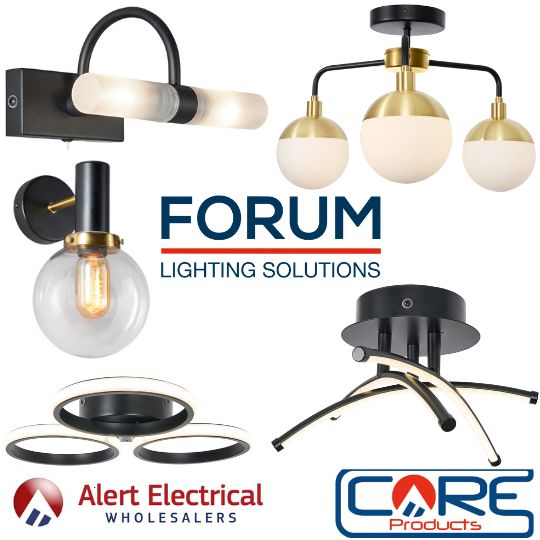 Illuminate Your Space with Elegance: Forum Spa New Bathroom Lighting Range at Alert Electrical Wholesalers