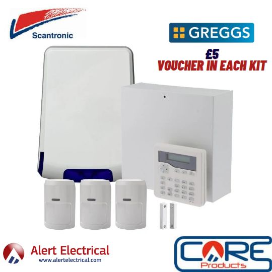 Get Breakfast or Lunch with Greggs When Purchasing the Scantronic I-ON10 Wired Alarm Kits Until April!