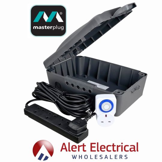 Power Your Outdoor Space with Masterplug Weatherproof Garden Power Boxes