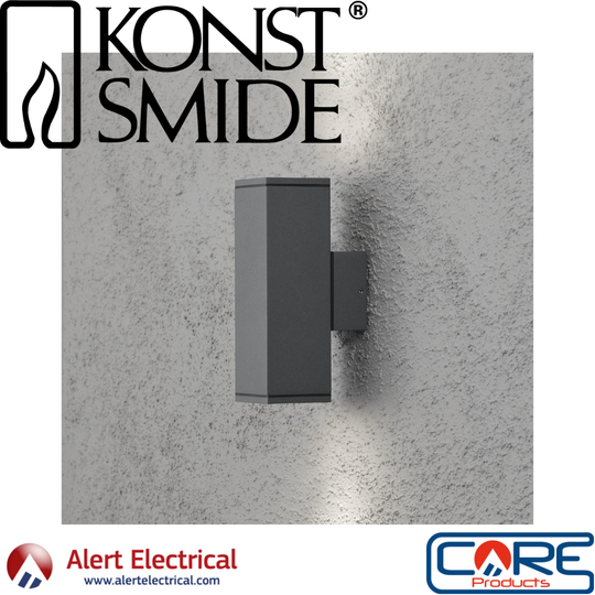 The Konstsmide Monza wall light is the perfect additional to any outside wall this winter