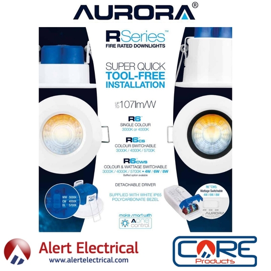 Aurora Lighting RSeries LED downlights now in stock in Store & Online