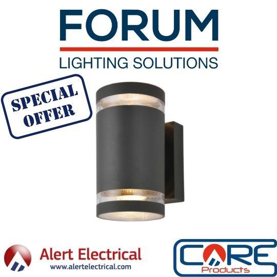 August Special Offer. Zinc Lens Up and Down Wall Light Just £19.99 Inc Vat