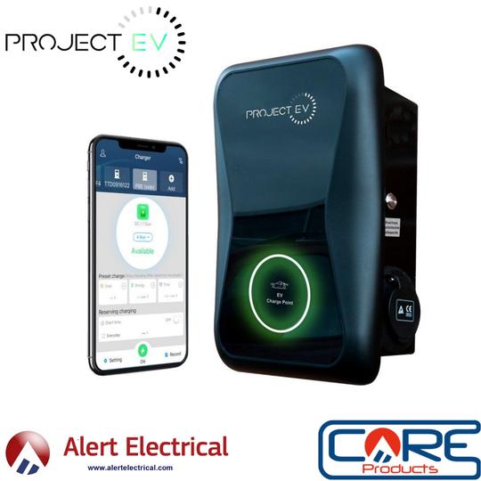 Project EV Pro Earth 32A Electric Car Charger is now in Matt Black