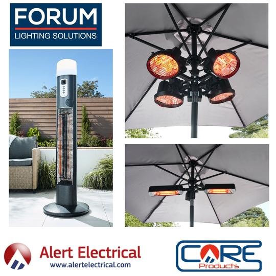 New Outdoor Heating Options from Forum Lighting