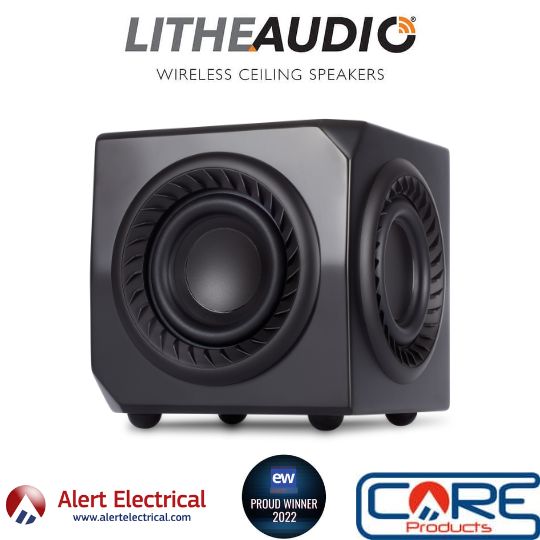 Get Big Impact from your Wifi Ceiling Speakers with the Lithe Audio Compact Sub-Woofer